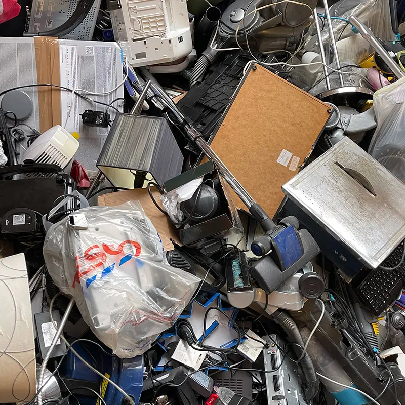 Electrical rubbish piling up